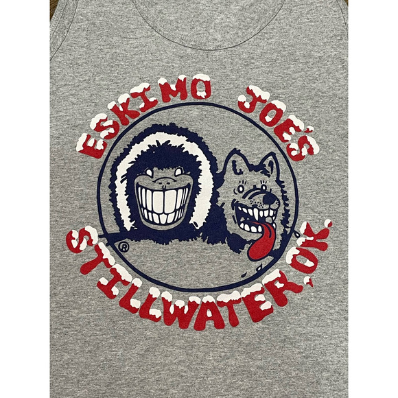 Eskimo Joe's "Eat at Joe's" Tank‎ Top Heathered Gray Men's Size Medium T-Shirt - Picture 2 of 6